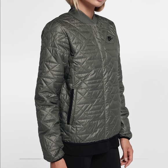 nike quilted jacket womens